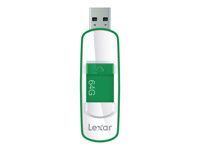 Lexar JumpDrive S73 - USB flash-enhet - 64 GB - USB 3.0 - grön LJDS73-64GABEU