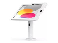 Compulocks iPad 10.9" 10th Gen Swell Enclosure Tilting Stand 8" - Monteringssats (hölje, stångställ) - för surfplatta - vit - skärmstorlek: 8" - monterbar på ytor - för Apple 10.9-inch iPad Wi-Fi, Wi-Fi + Cellular TCDP01W209SWLW