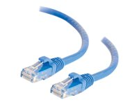 C2G - Patch-kabel - RJ-45 (hane) till RJ-45 (hane) - 1.5 m - UTP - CAT 6 - startad, hakfri - blå 82461