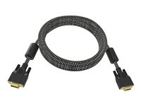 Vision Professional Premium Braided - VGA-kabel - HD-15 (VGA) (hane) till HD-15 (VGA) (hane) - 15 m - tumskruvar TC 15MVGAP/HQ