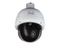 Cisco Video Surveillance 2800 Series Standard Definition PTZ IP Camera - Nätverksövervakningskamera - PLZ - färg (Dag&Natt) - 720 x 480 - automatisk och manuell bländare - ljud - LAN 10/100 - MJPEG, H.264 - Växelström 18 - 32 V/likström 22 - 27 V CIVS-IPC-2835