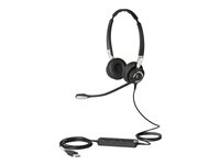 Jabra BIZ 2400 II USB Duo CC MS - Headset - på örat - konvertibel - kabelansluten - USB - Certifierad för Skype for Buisness 2499-823-309