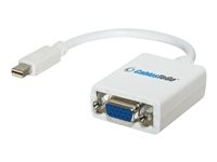 C2G - DisplayPort-adapter - Mini DisplayPort (hane) till HD-15 (VGA) (hona) - 22.9 cm - vit 81282