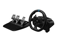 Logitech G G923 - Hjul, pedaler och växelspakuppsättning - kabelansluten - för PC, Sony PlayStation 4, Sony PlayStation 5 991-000532
