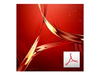 Adobe Acrobat Pro - Uppgraderingsplan (1 år) - 1 användare - REG - TLP - Nivå 1 (1+) - 100 punkter - Win, Mac - International English 65196365AF01A12