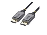 StarTech - DisplayPort-kabel - DisplayPort (hane) spärrad till DisplayPort (hane) spärrad - DisplayPort 1.4 - 20 m - Active Optical Cable (AOC), hybrid, plenumklassad, 8K60Hz stöd, upp till 32,4 Gbps datahastighet, Enkelriktad - svart 8K-AOC-20M-DP-CABLE