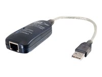 C2G USB 2.0 To Fast Ethernet Adapter - Nätverksadapter - USB 2.0 - 10/100 Ethernet 81672