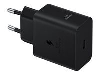 Samsung EP-T4511 - Strömadapter - 45 Watt - 3 A - PD 3.0, SFC 2.0 (24 pin USB-C) - på kabel: USB-C - svart EP-T4511XBEGWW