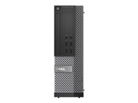 NDC OptiPlex 7020 SF i5-4590 (3.30GHz, 6MB) 8GB (2x4GB) 1600MHz 500GB SATA 7.2k 3.5" Intel HD 4600 DVD RW Mouse MUI Win7Pro64/Win8.1 OS DVD Office Trial 3Yr NBD Black 7020-5456+KB