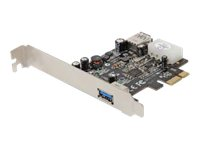 Fujitsu - USB-adapter - PCIe 2.0 låg profil - USB, USB 2.0, USB 3.0 - 2 portar - för PRIMERGY RX2520 M1, RX4770 M2, RX4770 M3, RX600 S6, SX150 S8, SX350 S8, TX2540 M1 S26361-F3749-L501
