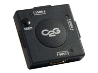 C2G 3-Port HDMI Auto Switch - Video-/ljudomkopplare - 3 x HDMI - skrivbordsmodell 89051
