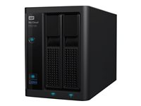 WD My Cloud PR2100 WDBBCL0200JBK - Pro Series - NAS-server - 2 fack - 20 TB - HDD 10 TB x 2 - RAID 0, 1, JBOD - RAM 4 GB - Gigabit Ethernet WDBBCL0200JBK-EESN