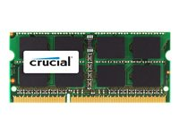 Crucial - DDR3 - modul - 4 GB - SO DIMM 204-pin - 1066 MHz / PC3-8500 - CL7 - 1.5 V - ej buffrad - icke ECC CT4G3S1067MCEU