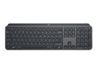 Logitech MX Keys Advanced Wireless Illuminated Keyboard - Tangentbord - bakgrundsbelyst - Bluetooth, 2.4 GHz - ryska 920-009417