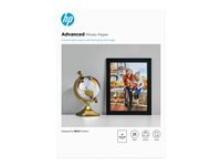 HP Advanced Glossy Photo Paper - Blank - A4 (210 x 297 mm) - 250 g/m² - 25 ark fotopapper - för ENVY 50XX; Officejet 52XX, 80XX; Photosmart B110, Wireless B110 Q5456A