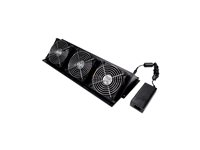 APC NetShelter CX Fan Booster Kit - Fläktbricka för stativ - AC 100/120/200/208/220/230/240 V - svart - TAA-kompatibel - för P/N: SMTL2200RM2UC, SMTL3000RM2UC, SMX2KR2UX145, SMX3KR2UNCX145, SRT1000RMXLI-NC AR4703