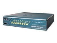 Cisco ASA 5505 Firewall Edition Bundle - Säkerhetsfunktion - 8 portar - Unlimited-User Security Plus-licens - 100Mb LAN ASA5505-SEC-BUN-K9