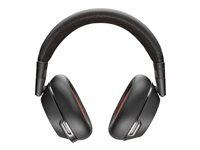 Poly Voyager 8200 - Headset - fullstorlek - montering över örat - Bluetooth - trådlös - USB-C via Bluetooth-adapter - svart 7D791AA