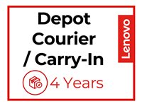Lenovo Courier/Carry-in Upgrade - Utökat serviceavtal - material och tillverkning (för bärbara datorer) - 4 år (från ursprungligt inköpsdatum av utrustningen) - för ThinkPad P14s Gen 3; P14s Gen 4; P15v Gen 3; P16s Gen 1; T15p Gen 3 5WS1H31789