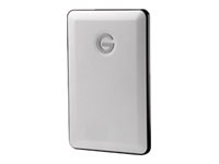 G-Technology G-DRIVE slim GDRSU3EA5001ADB - Hårddisk - 500 GB - extern (portabel) - USB 3.0 - 5400 rpm - buffert: 8 MB - silver 0G02362