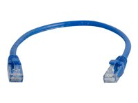 C2G Cat6 Booted Unshielded (UTP) Network Patch Cable - Patch-kabel - RJ-45 (hane) till RJ-45 (hane) - 1 m - UTP - CAT 6 - formpressad, hakfri, tvinnad - blå 83386