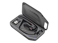 HP Poly Voyager 5200 UC - Headset - inuti örat - Bluetooth - trådlös, kabelansluten - USB-A via Bluetooth-adapter - svart - Certifierad för Microsoft-teams 7K2E1AA