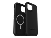 OtterBox Defender Series XT - Baksidesskydd för mobiltelefon - robust - MagSafe-kompatibilitet - polykarbonat, syntetiskt gummi - svart - för Apple iPhone 15 Plus 77-92961