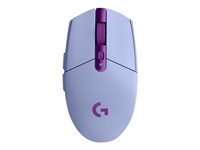 Logitech G G305 - Mus - optisk - 6 knappar - trådlös - 2.4 GHz - trådlös USB-mottagare - lila 910-006023