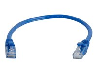 C2G Cat5e Booted Unshielded (UTP) Network Patch Cable - Patch-kabel - RJ-45 (hane) till RJ-45 (hane) - 3 m - UTP - CAT 5e - formpressad, hakfri, tvinnad - blå 83164