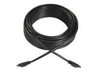 Dell - S-Video-kabel - 15.2 m - svart - för Dell 12XX, 14XX, 1510, 16XX, 42XX, 4320, 4610, 7609, 7700, M210, M410, S300, S320, S500 725-10074