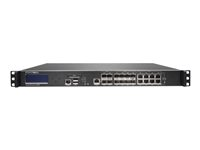 SonicWall SuperMassive 9600 - Säkerhetsfunktion - begränsad licensanvändning - 10GbE - 1U - kan monteras i rack 01-SSC-1071