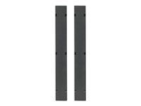 APC - Panelskydd för rackkabelhantering - svart - 48U (paket om 2) - för NetShelter SX AR7589