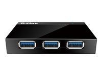 D-Link DUB 1340 - Hubb - 4 x SuperSpeed USB 3.0 - skrivbordsmodell - för D-Link DUB-1310 DUB-1340/E