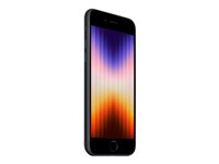 Apple iPhone SE (3rd generation) - 5G smartphone - dual-SIM / Internminne 64 GB - LCD-skärm - 4.7" - 1334 x 750 pixlar - rear camera 12 MP - front camera 7 MP - midnatt MMXF3QN/A