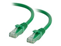 C2G - Patch-kabel - RJ-45 (hane) till RJ-45 (hane) - 50 cm - UTP - CAT 6 - startad, hakfri - grön 82465