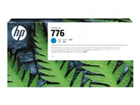 HP 776 - 1 L - hög kapacitet - cyan - original - DesignJet - bläckpatron - för DesignJet Z9+ Pro 1XB09A