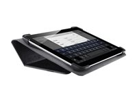 Belkin Bi-Fold Folio with Stand - Skyddsfodral för surfplatta - svart - för Samsung Galaxy Tab 2 (7.0), Tab 2 (7.0) WiFi F8M386CWC00