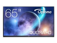 Optoma Creative Touch 5652RK+ - 65" Diagonal klass 5-Series LED-bakgrundsbelyst LCD-skärm - interaktiv - med pekskärm (multitouch) - 4K UHD (2160p) 3840 x 2160 - Direct LED H1F0C0JBW101