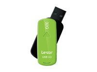 Lexar JumpDrive S33 - USB flash-enhet - 32 GB - USB 3.0 - grön LJDS33-32GABEU