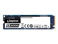 Kingston A2000 - SSD - krypterat - 500 GB - inbyggd - M.2 2280 - PCIe 3.0 x4 (NVMe) - 256 bitars AES - för Intel Next Unit of Computing 11 Essential Kit - NUC11ATKPE SA2000M8/500G