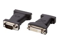Belkin PRO Series Digital Video Interface Adapter - DVI-adapter - DVI-I (hona) till HD-15 (VGA) (hane) - tumskruvar F2E4261BT