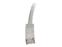 C2G Cat5e Booted Shielded (STP) Network Patch Cable - Patch-kabel - RJ-45 (hane) till RJ-45 (hane) - 50 m - STP - CAT 5e - formpressad - grå 83759