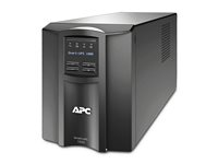 APC Smart-UPS 1000 LCD - UPS - AC 230 V - 700 Watt - 1000 VA - RS-232, USB - utgångskontakter: 8 - svart SMT1000I