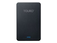 HGST Touro Mobile MX3 HTOLMX3EA5001ABB - Hårddisk - 500 GB - extern (portabel) - 2.5" - USB 3.0 - 5400 rpm - svart 0S03455