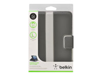 Belkin Striped Cover with Stand - Skydd för surfplatta - grus F7N041VFC01