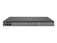 Lenovo System Networking RackSwitch G8264T - Switch - L3 - Administrerad - 4 x 40 Gigabit QSFP+ + 48 x 10Gb Ethernet - bakre till främre luftflödet - rackmonterbar 7309CR9