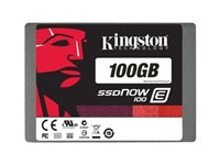 Kingston SSDNow E100 - SSD - krypterat - 100 GB - inbyggd - 2.5" - SATA 6Gb/s - Self-Encrypting Drive (SED) SE100S37/100G