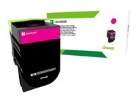 Lexmark 702XME - Extra lång livslängd - magenta - original - tonerkassett Lexmark Corporate - för Lexmark CS510de, CS510dte 70C2XME