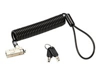 Kensington Slim NanoSaver 2.0 Portable Keyed Laptop Lock - Lås för säkerhetskabel - som med nyckel - 1.8 m K65026L