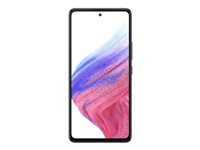 Samsung Galaxy A53 5G - Enterprise Edition - 5G pekskärmsmobil - dual-SIM - RAM 6 GB / Internal Memory 128 GB - microSD slot - OLED-skärm - 6.5" - 2400 x 1080 pixlar (120 Hz) - 4x bakre kameror 64 MP, 12 MP, 5 MP, 5 MP - front camera 32 MP - fantastisk svart SM-A536BZKNEEB